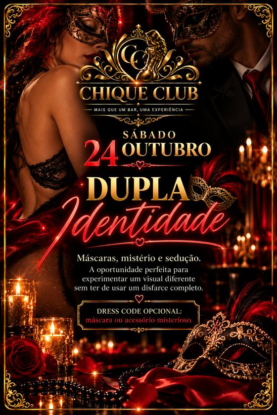 Flyer — 🎭✨DUPLA IDENTIDADE ✨🎭